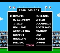 Tecmo World Cup Soccer (Japan) Screenthot 2